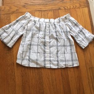 Abercrombie and Fitch off the shoulder top